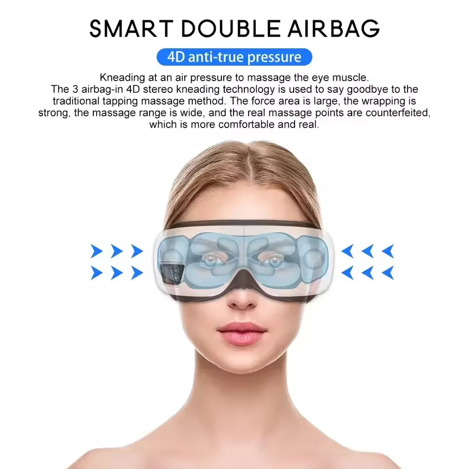 Foldable FamSphere™ Eye Massager showing compact travel-friendly design.