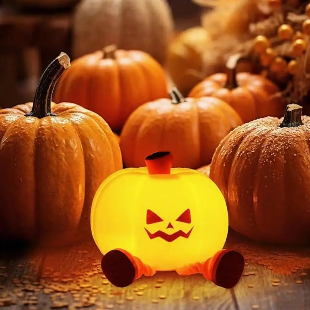 Pumpkin night light adds warm glow to kids’ room décor