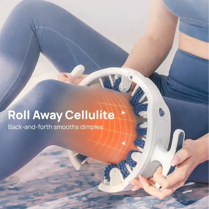 Detail shot of silicone ridges that stimulate circulation and tone