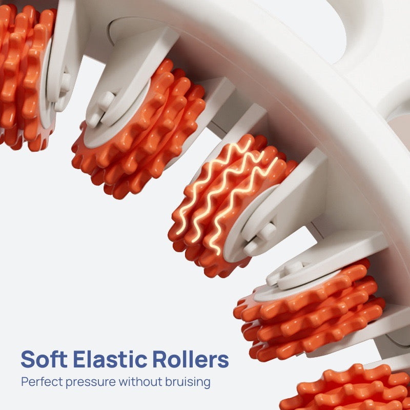 Detail shot of silicone ridges that stimulate circulation and tone