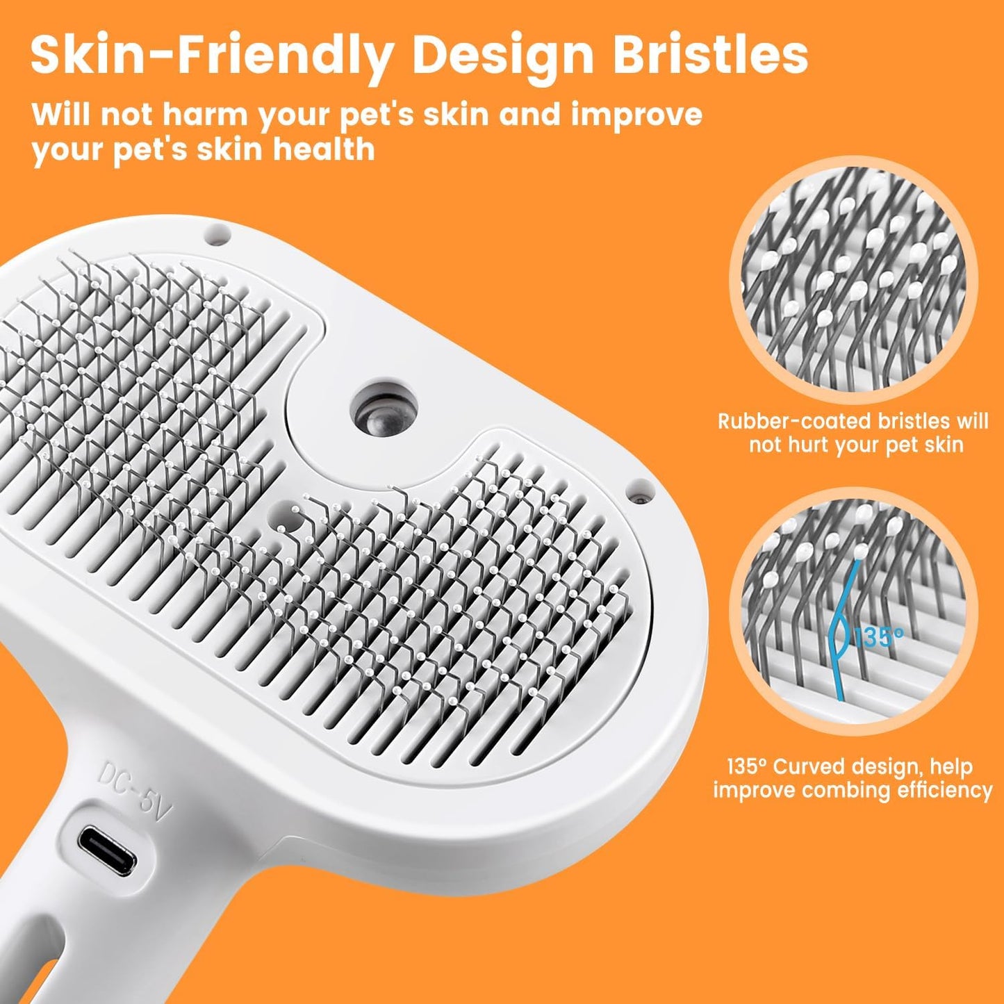 🐾 Pet Steamer Brush 🐾 FamSphere