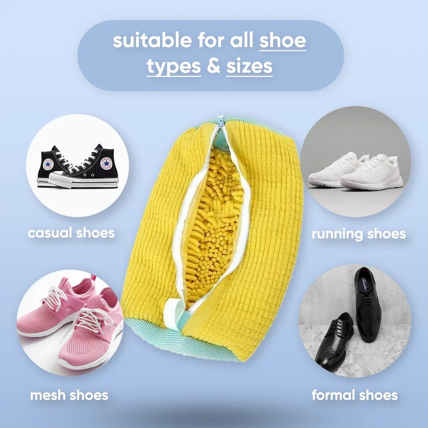 Magic Shoe Wash Bag FamSphere