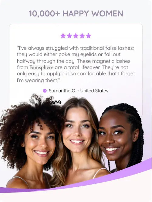 Famsphere™ Magnetic Eyelashes with Applicator FamSphere