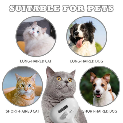 🐾 Pet Steamer Brush 🐾 FamSphere
