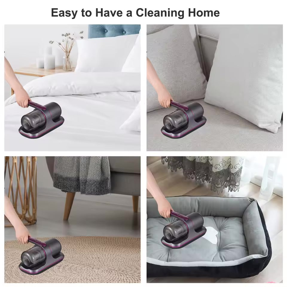 Handheld Mattress Vacuum Cleaner with UV-C Light & HEPA Filter FamSphere