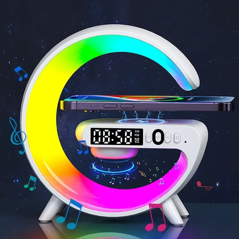Multifunctional Wireless Charger/alarm Clock Speaker FamSphere