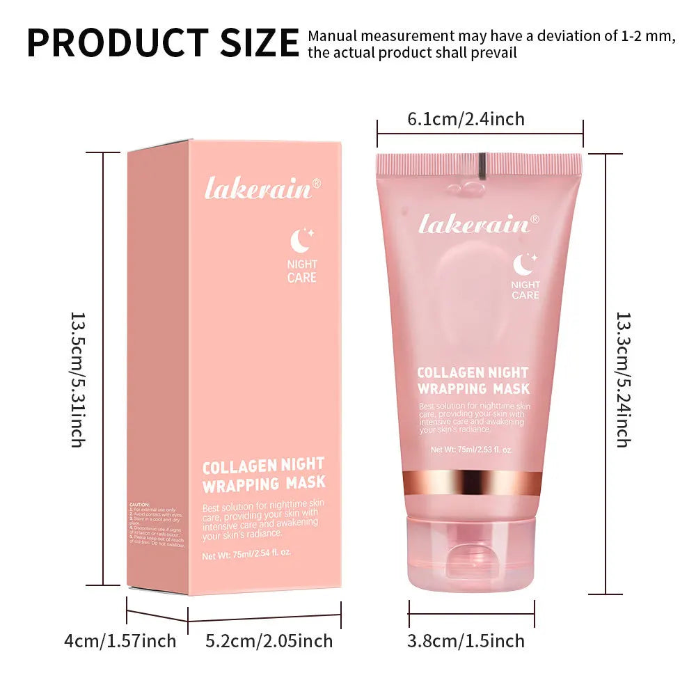 Collagen Night Mask Gel Face Cream Cleaning FamSphere