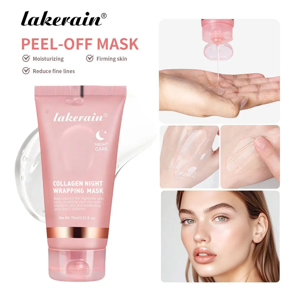 Collagen Night Mask Gel Face Cream Cleaning FamSphere