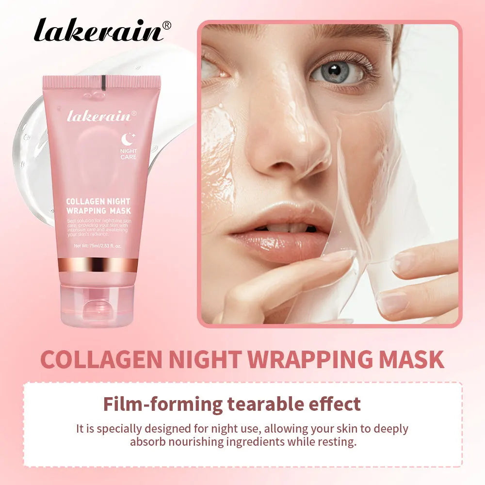 Collagen Night Mask Gel Face Cream Cleaning FamSphere