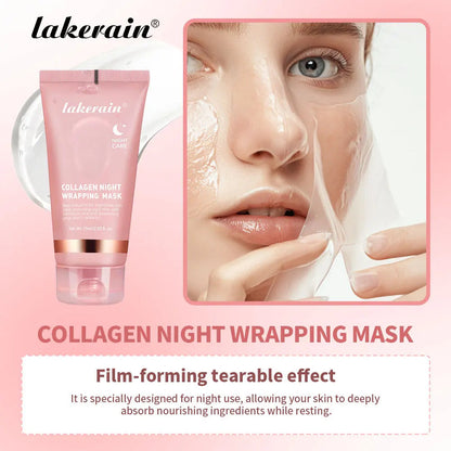 Collagen Night Mask Gel Face Cream Cleaning FamSphere